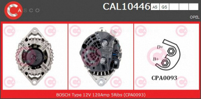 CASCO cal10446gs -  Генератор