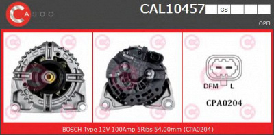 CASCO cal10457gs -  Генератор