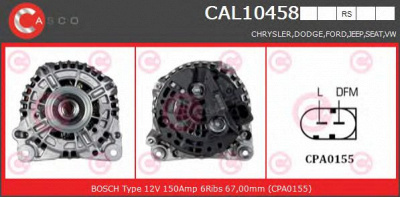 CASCO cal10458rs -  Генератор