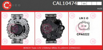 CASCO cal10474gs -  Генератор