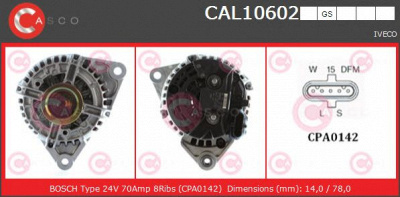 CASCO cal10602gs -  Генератор