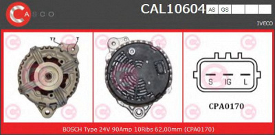 CASCO cal10604gs -  Генератор