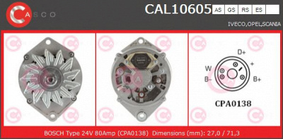 CASCO cal10605rs -  Генератор