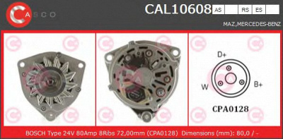 CASCO cal10608rs -  Генератор