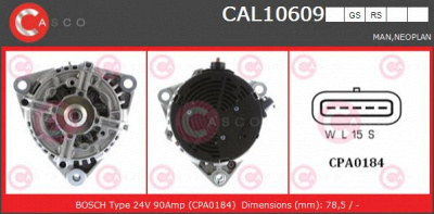 CASCO cal10609rs -  Генератор