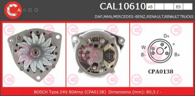 CASCO cal10610as -  Генератор