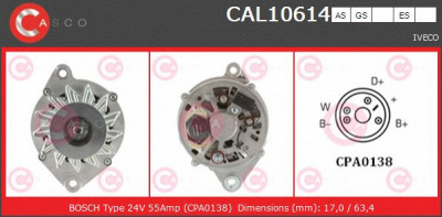CASCO cal10614gs -  Генератор