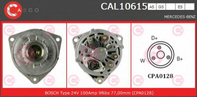 CASCO cal10615as -  Генератор