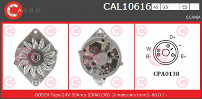 CASCO cal10616as -  Генератор