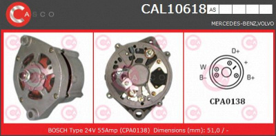 CASCO cal10618as -  Генератор