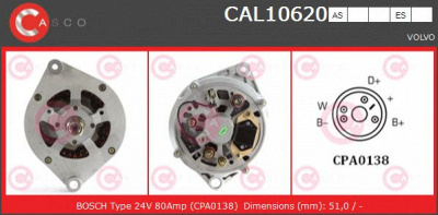 CASCO cal10620as -  Генератор