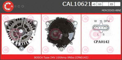 CASCO cal10621as -  Генератор