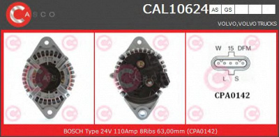 CASCO cal10624gs -  Генератор