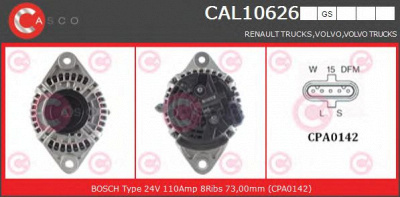CASCO cal10626gs -  Генератор