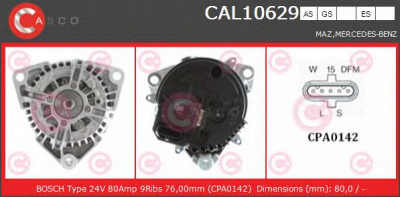 CASCO cal10629as -  Генератор