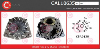 CASCO cal10635as -  Генератор