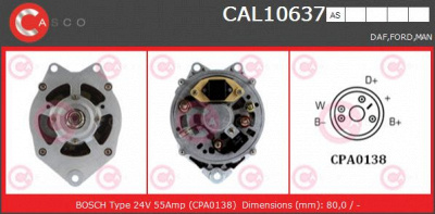 CASCO cal10637as -  Генератор