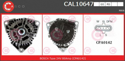 CASCO cal10647rs -  Генератор