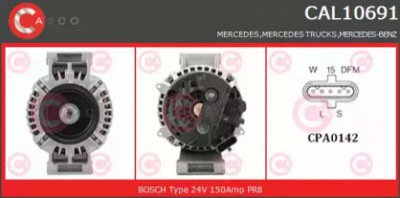 CASCO cal10691gs -  Генератор