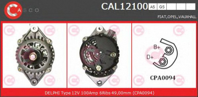 CASCO cal12100gs -  Генератор
