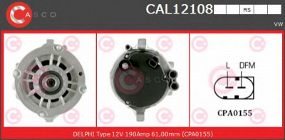 CASCO cal12108rs -  Генератор