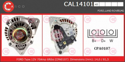 CASCO cal14101as -  Генератор