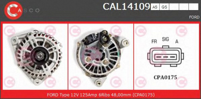CASCO cal14109gs -  Генератор