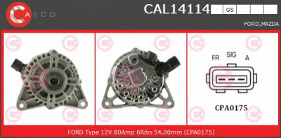 CASCO cal14114gs -  Генератор