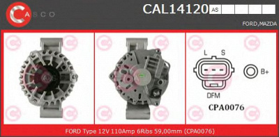 CASCO cal14120as -  Генератор