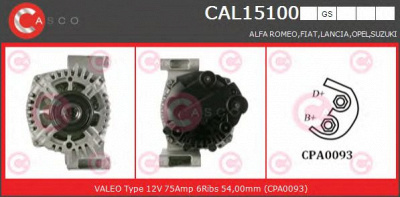 CASCO cal15100gs -  Генератор