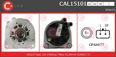 CASCO cal15101rs -  Генератор