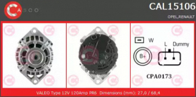 CASCO cal15106as -  Генератор