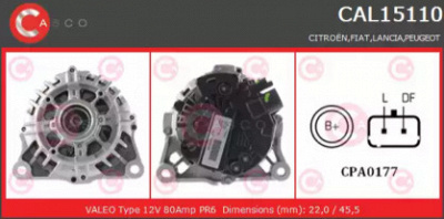 CASCO cal15110as -  Генератор