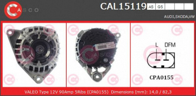 CASCO cal15119as -  Генератор