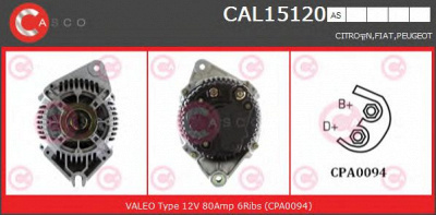 CASCO cal15120as -  Генератор