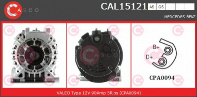 CASCO cal15121as -  Генератор