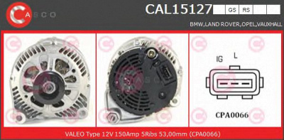CASCO cal15127gs -  Генератор