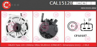 CASCO cal15128rs -  Генератор