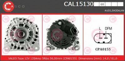 CASCO cal15130gs -  Генератор