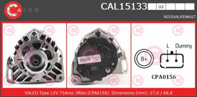 CASCO cal15133gs -  Генератор