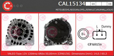 CASCO cal15134os -  Генератор
