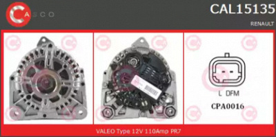 CASCO cal15135as -  Генератор
