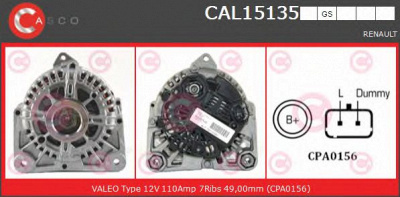CASCO cal15135gs -  Генератор