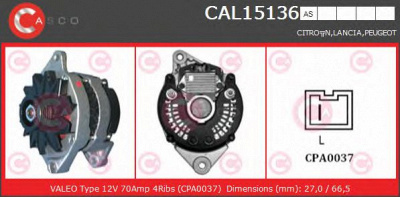 CASCO cal15136as -  Генератор