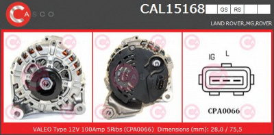 CASCO cal15168rs -  Генератор