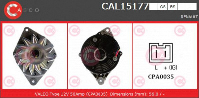 CASCO cal15177rs -  Генератор