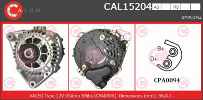 CASCO cal15204as -  Генератор