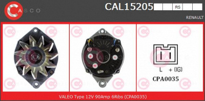 CASCO cal15205rs -  Генератор