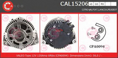CASCO cal15206as -  Генератор