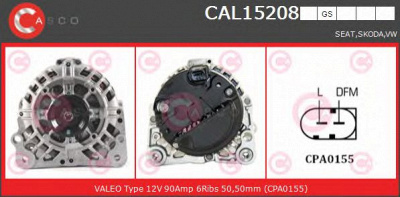 CASCO cal15208gs -  Генератор
